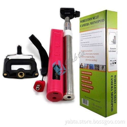 Portable Wireless Bluetooth Mobile Phone Monopod Selfie Stick Tripod Handheld Zoom Monopod